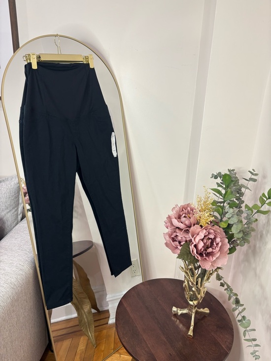 Isabel Maternity by Ingrid & Isabel Pants - Isabel maternity over the belly Black High-Waist Women’s Pants